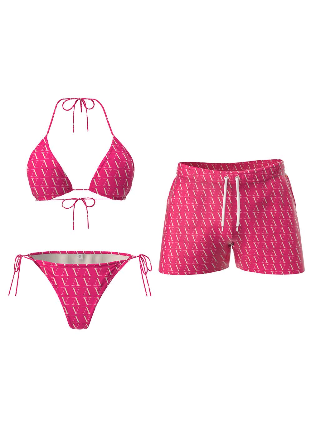 ביקיני-וגבר-ורוד