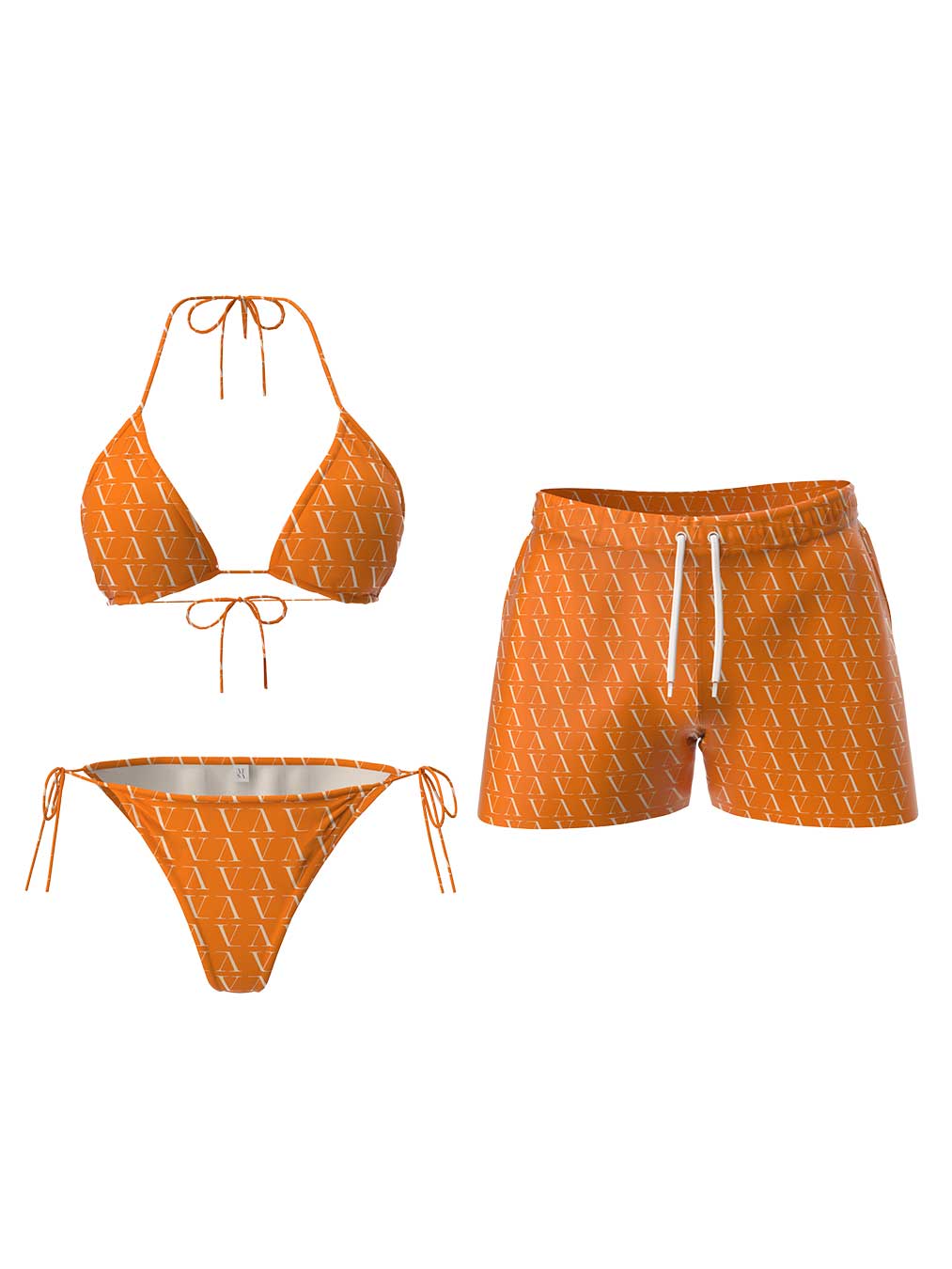 ביקיני-וגבר-כתום